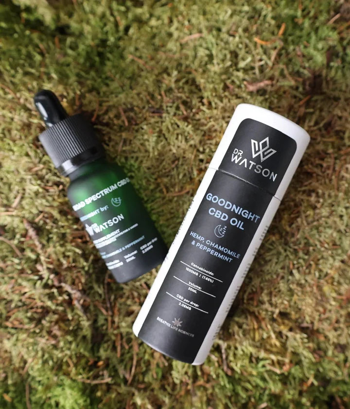 Dr Watson 1500mg Broad-Spectrum Goodnight CBD Oil, 20ml